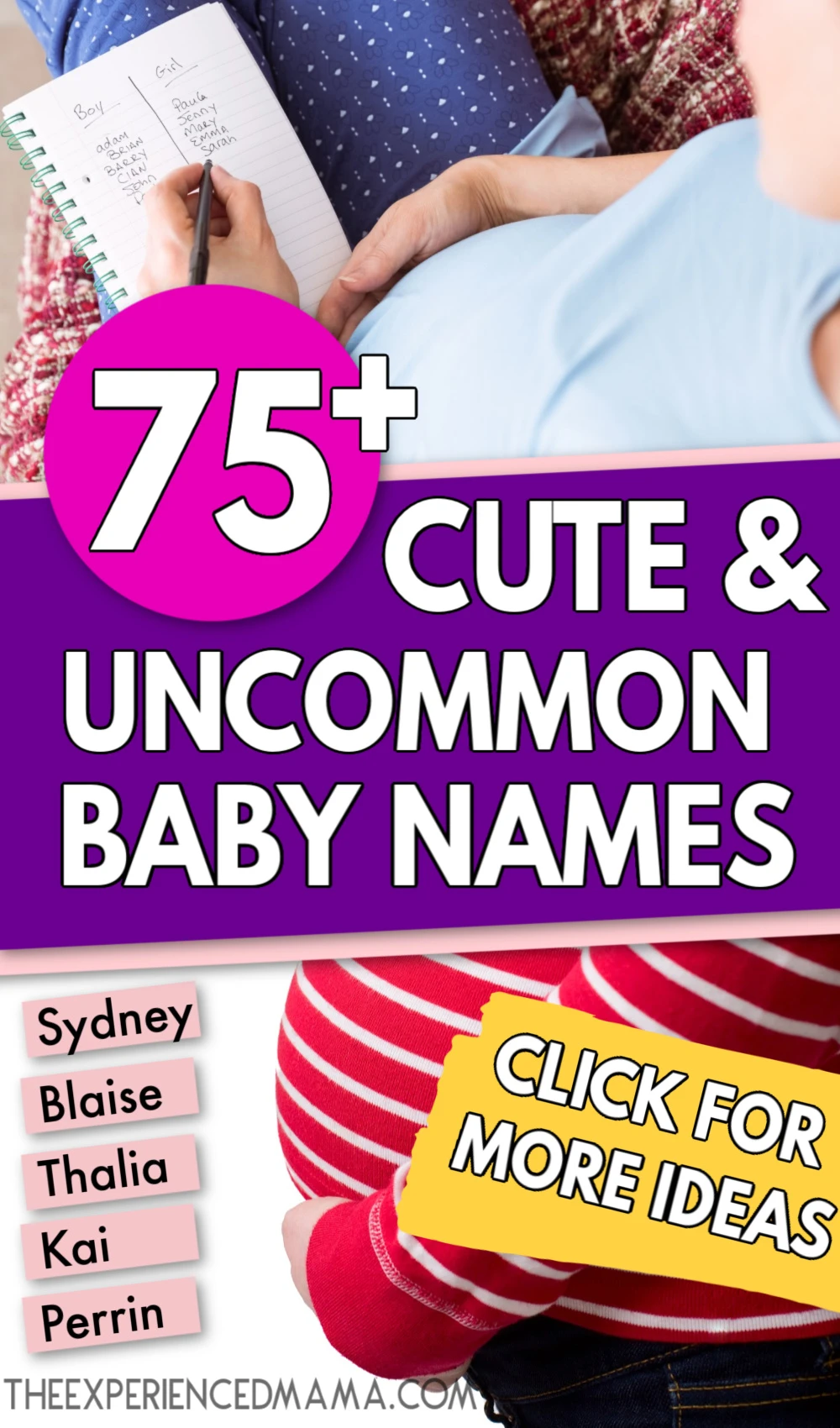 75+ Cute and Unique Baby Names (Different, but not Weird) - Growing ...