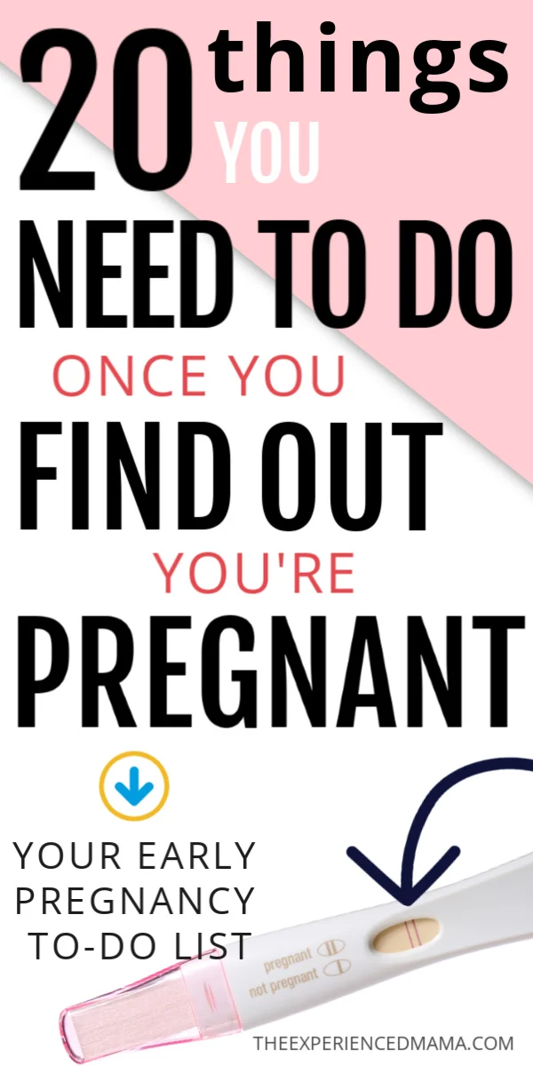 First Trimester Checklist