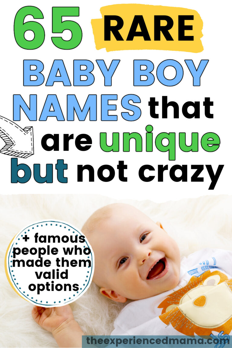 65 Rare Baby Boy Names for a Truly Unique Choice - Growing Serendipity