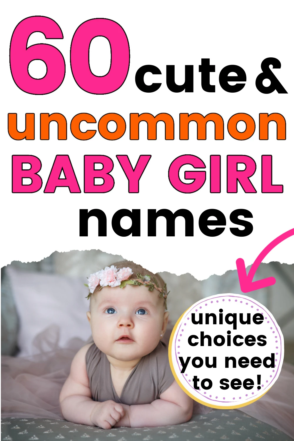 Cute Uncommon Baby Girl Names You Don T Want To Miss Growing Serendipity