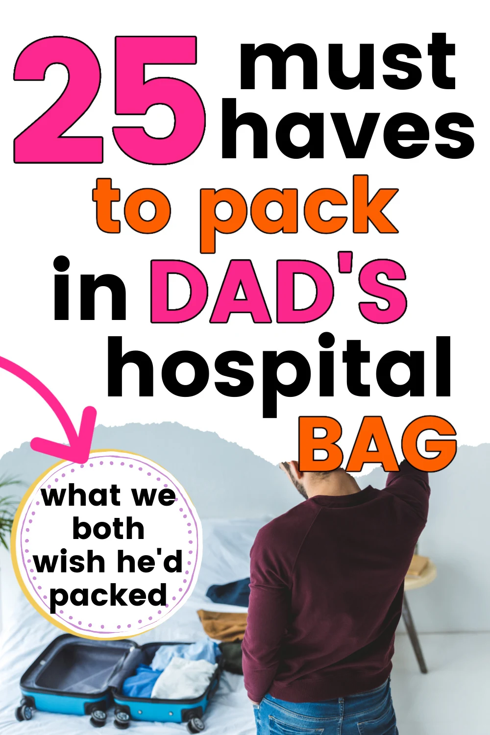 What to Pack in Hospital Bag for New Dads