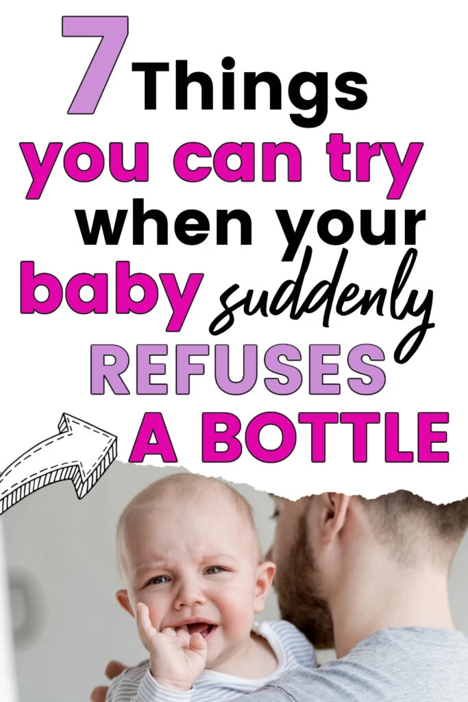 Baby refusing formula store at 4 months