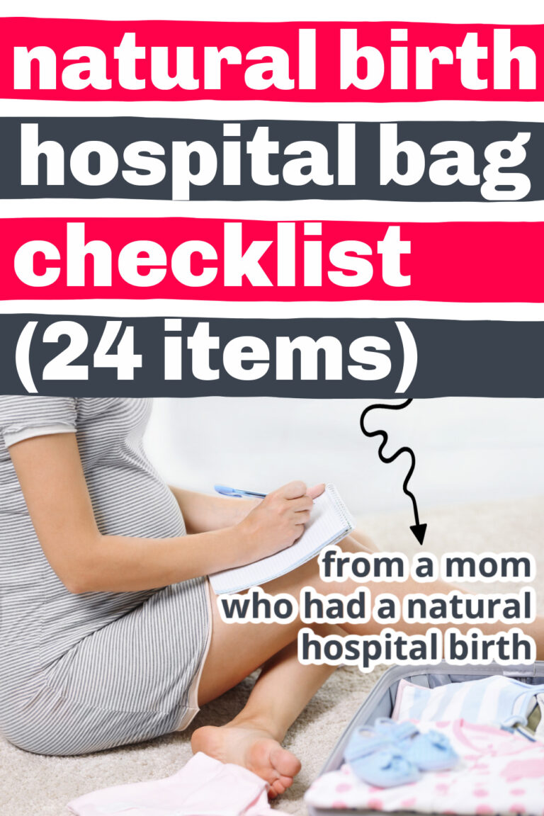 What to Pack in Your Hospital Bag for a Natural Birth Growing Serendipity