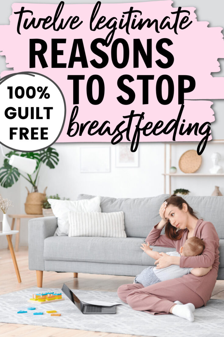 12 Reasons to Stop Breastfeeding GuiltFree (formula is more than o.k
