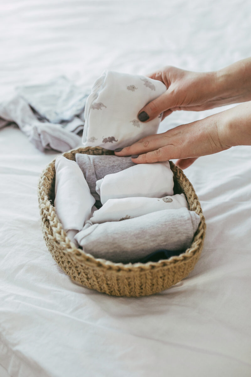 12 Simple Ways to Organize Baby Clothes Without a Closet Growing